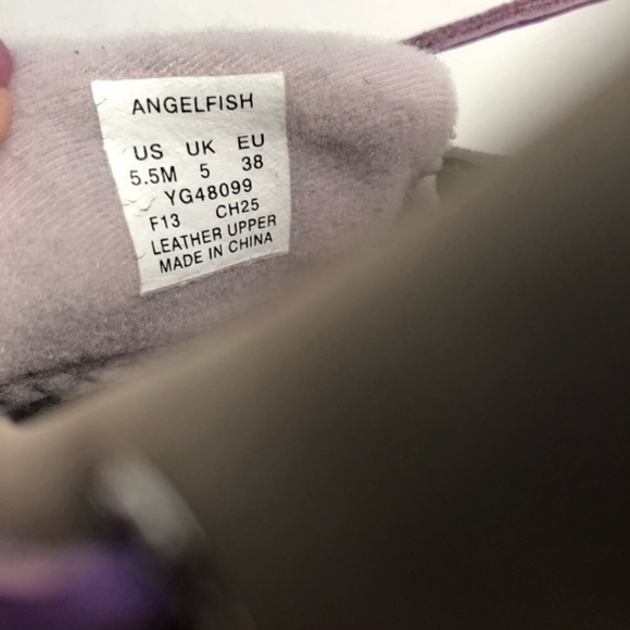 Sperry Angelfish gray and purple sequin boat shoes 5.5 - Picture 6 of 6